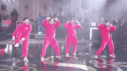 Four Men Matching Outfit GIF