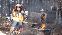 Four Rest Films Campfire GIF