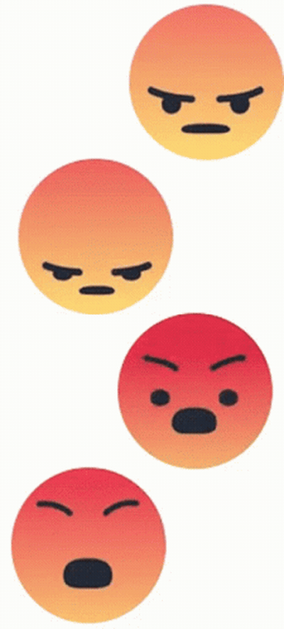 Four Smiley Faces With Different Expressions GIF
