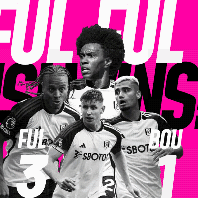 Four Soccer Players On Pink Background With Numbers 3 And 1 GIF