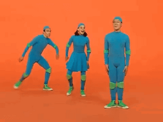 Four Square Team High Five GIF