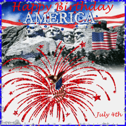 Fourth Of July America Animated Celebration GIF