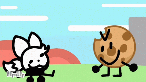 Fox And Cookie Standing Together GIF