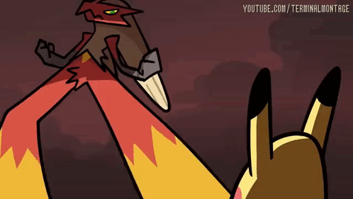 Fox And Pikachu Cartoon GIF