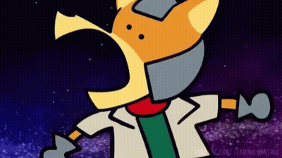 Fox Cartoon With YouTube URL GIF