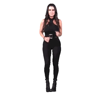 Fox Deportes Advertisement Woman In Black Outfit Sticker