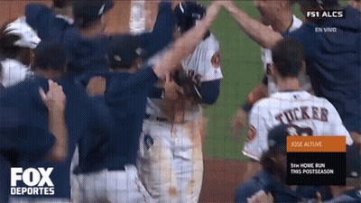 Fox Deportes Baseball Game Astros Vs Dodgers GIF
