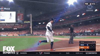 Fox Deportes Showing Baseball Game GIF