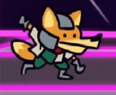 Fox Holding Sword GIF