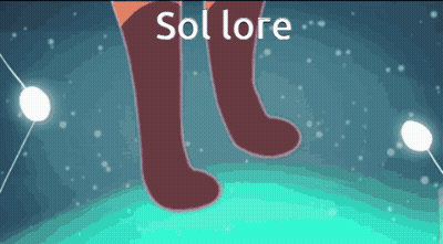 Fox Illustration With Sol Lore GIF