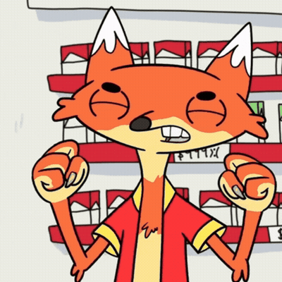 Fox In Red Shirt Saying Ew GIF