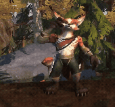 Fox In Woods Video Game GIF