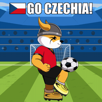 Fox Kicking Soccer Ball Go Czechia GIF