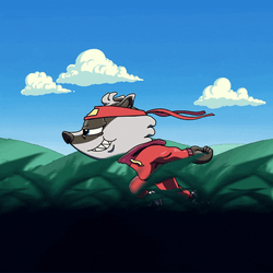 Fox Like Naruto Running GIF