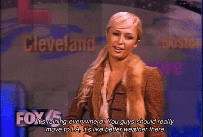 Fox News Anchor Says Raining Everywhere In Cleveland And Boston GIF