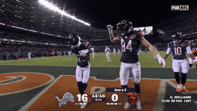 Fox NFL Bears Vs Detroit Lions GIF