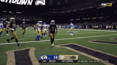 Fox NFL Broadcast 49Ers Vs Saints GIF