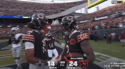 Fox NFL Broadcast Bears Vs Cowboys GIF