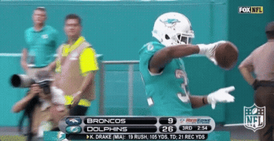 Fox NFL Broadcast Broncos Vs Dolphins GIF