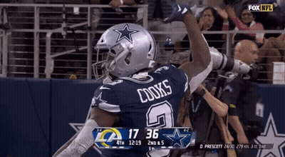 Fox NFL Broadcast Cowboys Vs Rams GIF