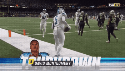 Fox NFL Broadcast David Montgomery Football Game GIF