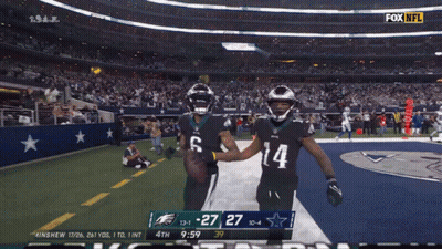 Fox NFL Broadcast Eagles Vs Dallas Cowboys GIF