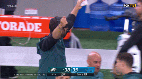 Fox NFL Broadcast Eagles Vs Vikings GIF