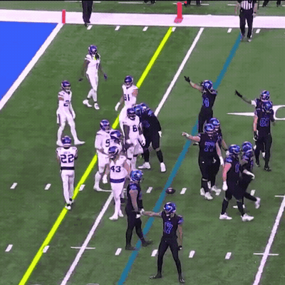 Fox NFL Broadcast Football Player Running GIF