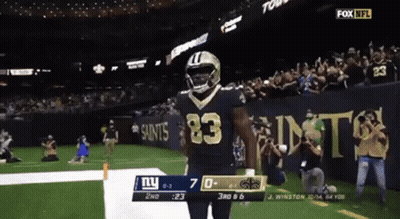 Fox NFL Broadcast Giants Vs Saints GIF