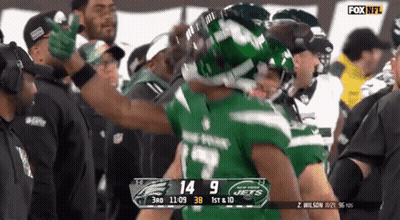 Fox NFL Broadcast Jets Vs Eagles GIF