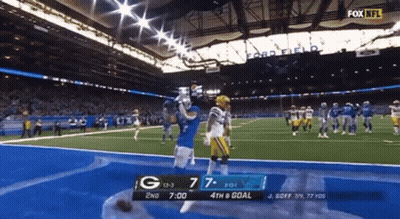Fox NFL Broadcast Lions Vs Green Bay Packers GIF