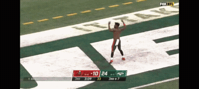 Fox NFL Broadcast Man Dancing On Field GIF