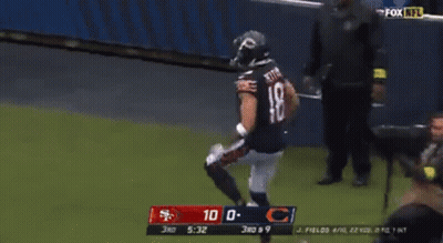 Fox NFL Broadcast With Dante Pettis GIF