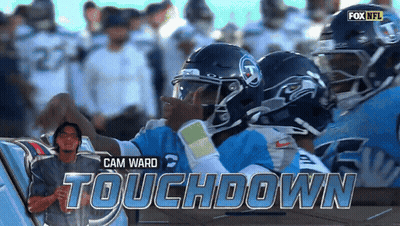 Fox NFL Cam Ward Touchdown Football Players GIF
