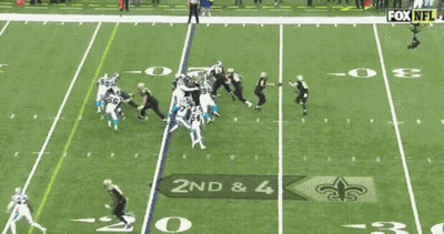 Fox NFL Football Game On Green Field GIF