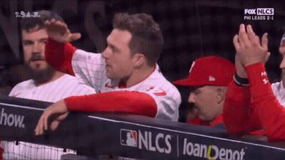 Fox NLCS Baseball Game Phillies Vs Yankees GIF
