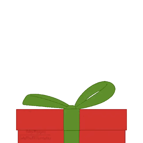 Fox Santa Wearing Scarf And Merry Christmas Sticker
