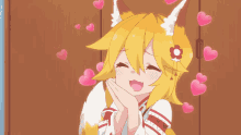 Fox Senko Thank You Anime Cute  GIF