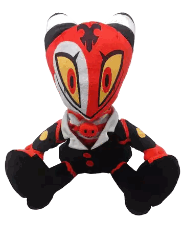 Fox Stuffed Animal With Yellow Eyes Sticker