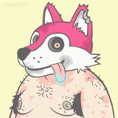 Fox Tongue Out Foxanha.com GIF
