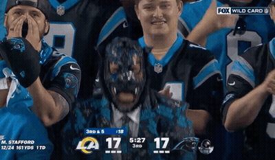 Fox Wild Card Broadcast Panthers Vs Rams GIF