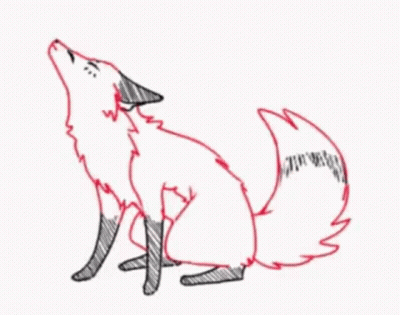 Fox With Long Tail GIF
