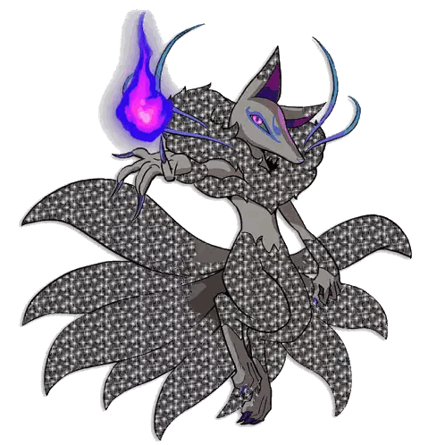 Fox With Purple Eyes Sticker