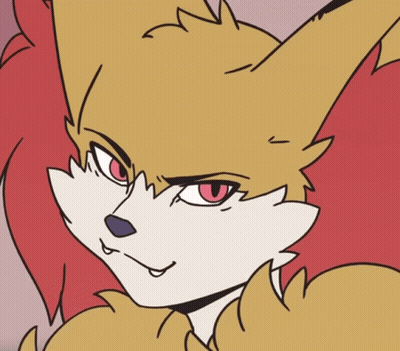 Fox With Red Eyes GIF