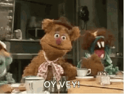 Foxie Bear Face Palm Oy Vey GIF