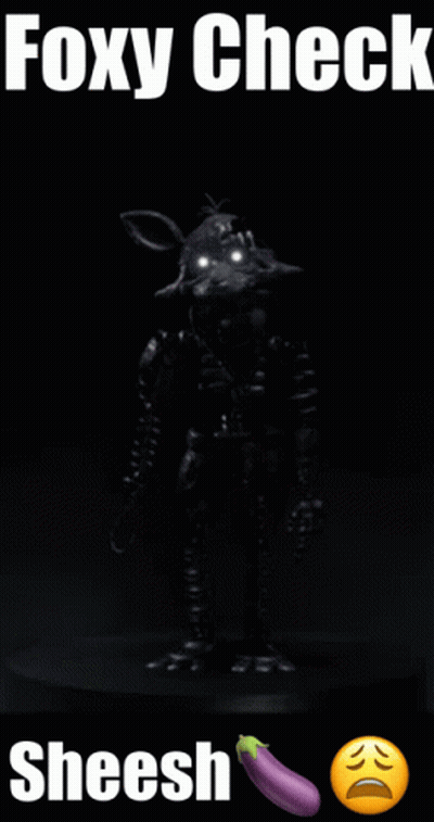 Foxy Check Sheesh Poster GIF