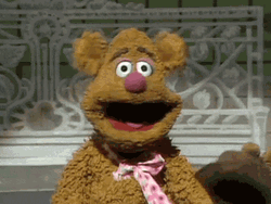 Fozzie Bear Funny Ears Wiggle GIF