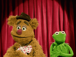 Fozzie Bear Kermit Muppet Show GIF