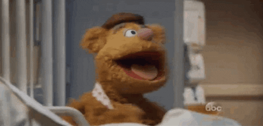 Fozzie Bear Muppets Scream Queen GIF