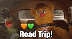 Fozzie Bear Road Trip Meme GIF